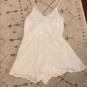 White romper